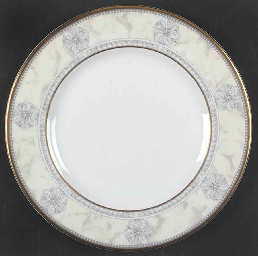 Naples (Gold Trim) Accent Luncheon Plate by Royal Doulton-1