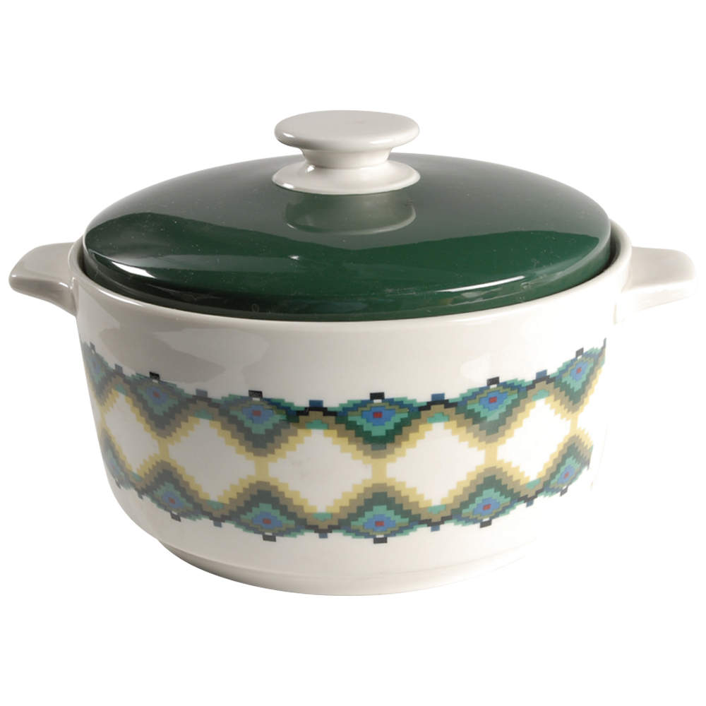 Navajo 2.75 Qt Round Covered Casserole by Royal Doulton-1