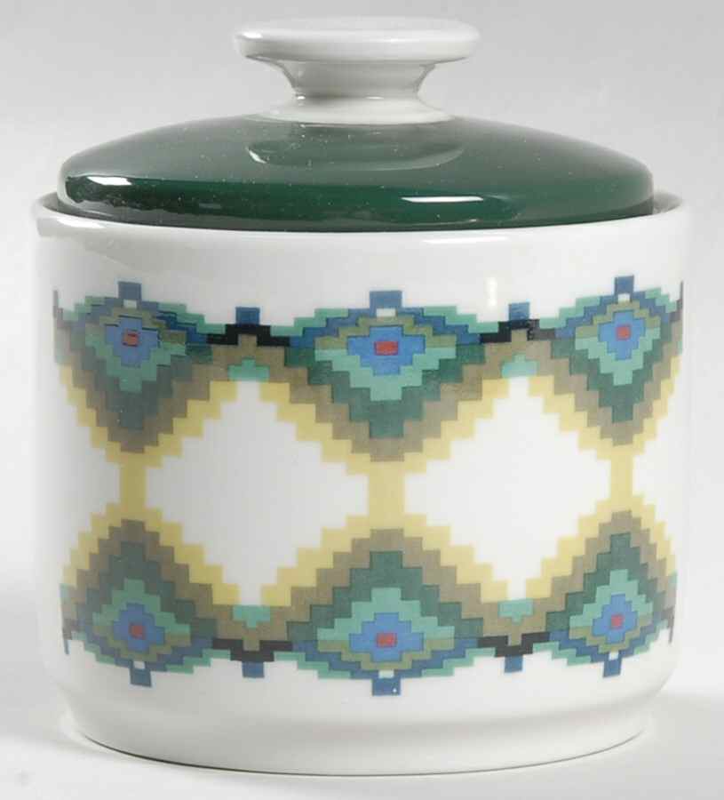 Navajo Sugar Bowl & Lid by Royal Doulton-1