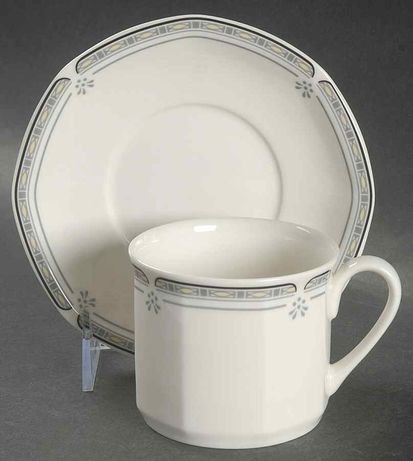 Newport Flat Cup & Saucer Set by Royal Doulton-1