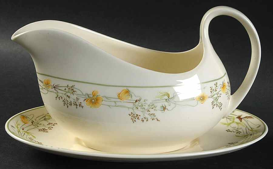 Nicole Gravy Boat & Underplate by Royal Doulton-1