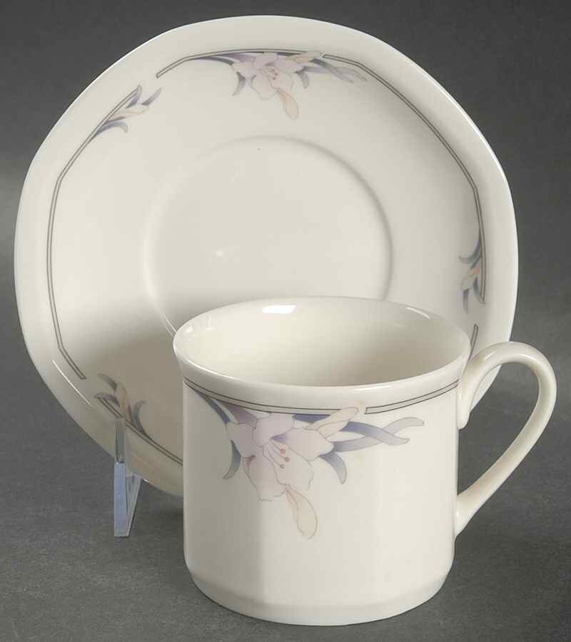 Nimbus Flat Cup & Saucer Set by Royal Doulton-1