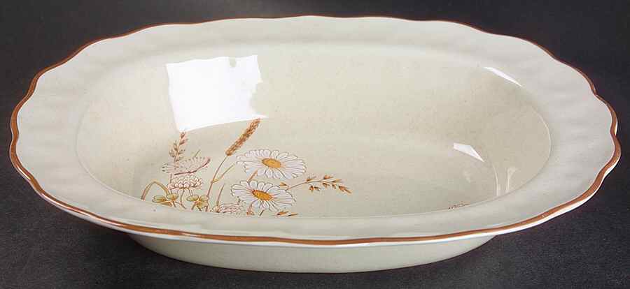 Norfolk 10" Oval Vegetable Bowl by Royal Doulton-1