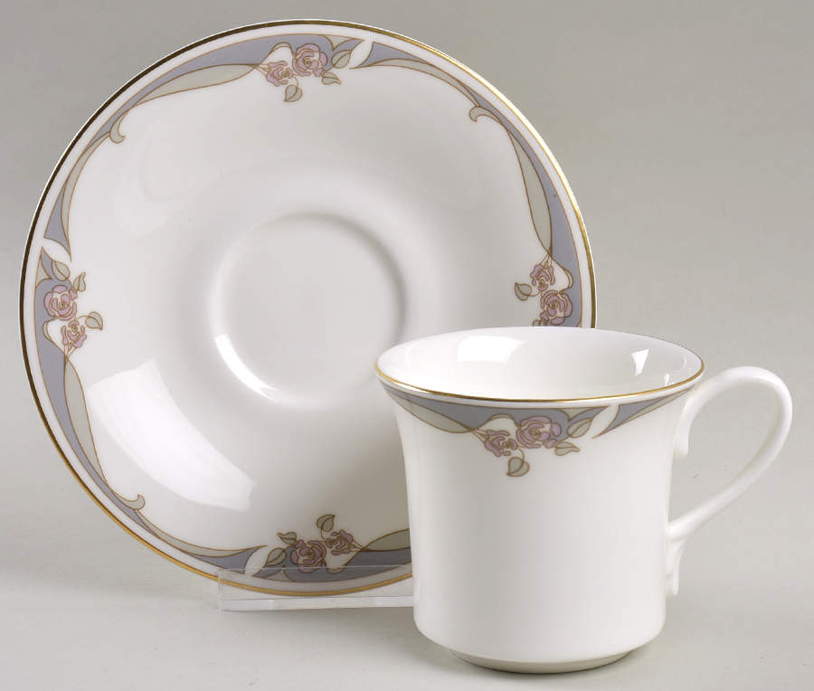 Nova Flat Cup & Saucer Set by Royal Doulton-1