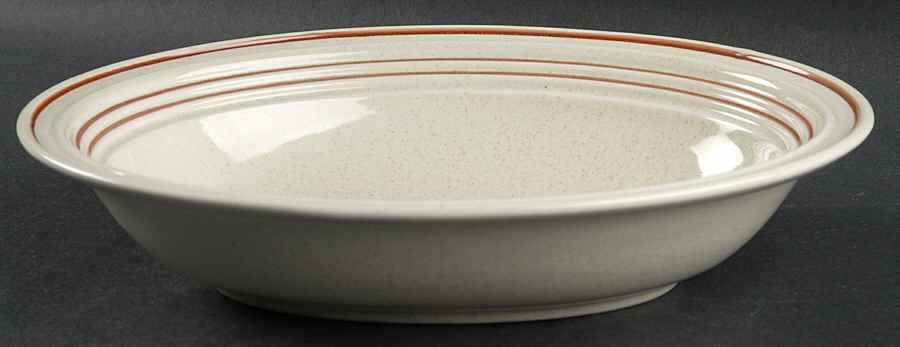 Nutmeg 10" Oval Vegetable Bowl by Royal Doulton-1