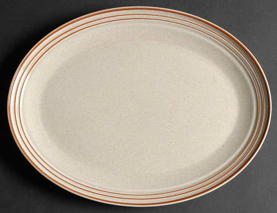 Nutmeg 13" Oval Serving Platter by Royal Doulton-1