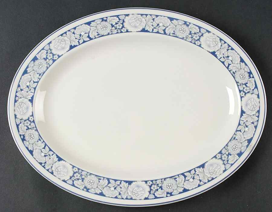 Oakdene 13" Oval Serving Platter by Royal Doulton-1