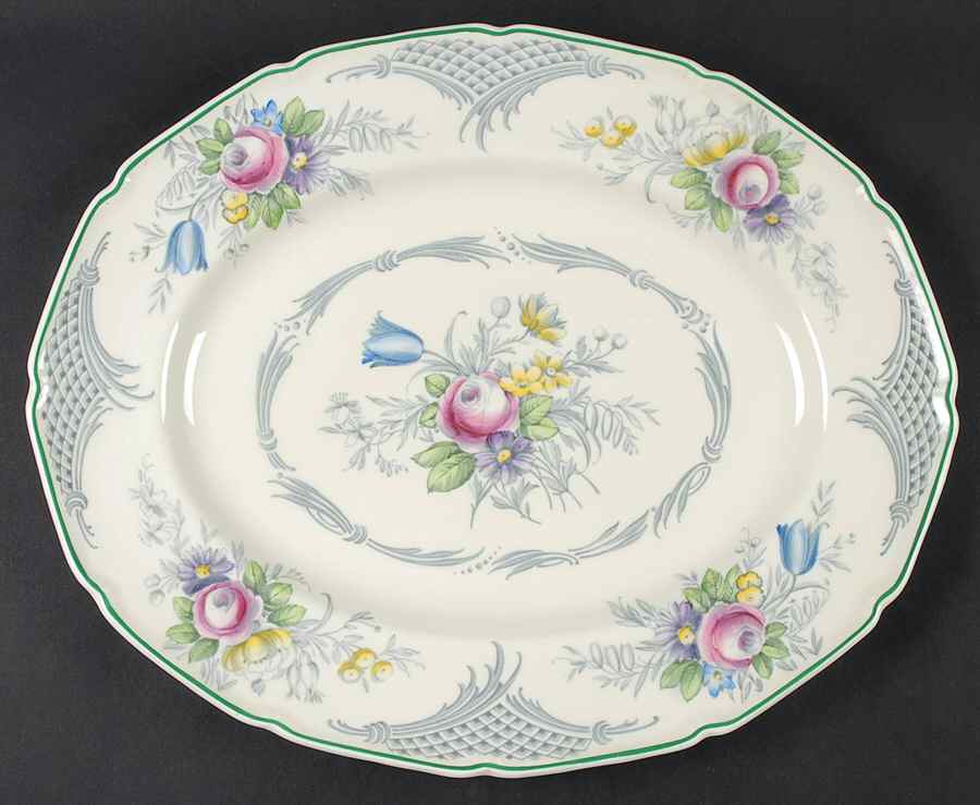 Old Chelsea 14" Oval Serving Platter by Royal Doulton-1