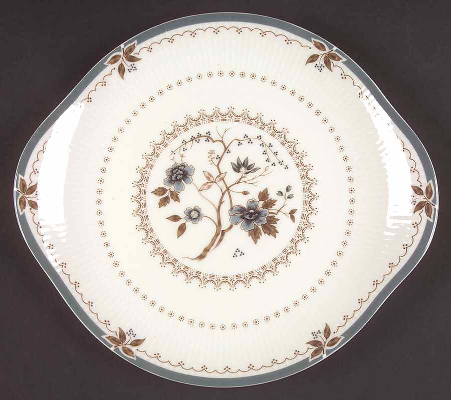 Old Colony Handled Cake Plate by Royal Doulton-1