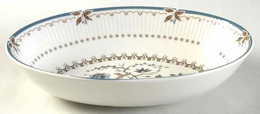 Old Colony 9" Oval Vegetable Bowl by Royal Doulton-1