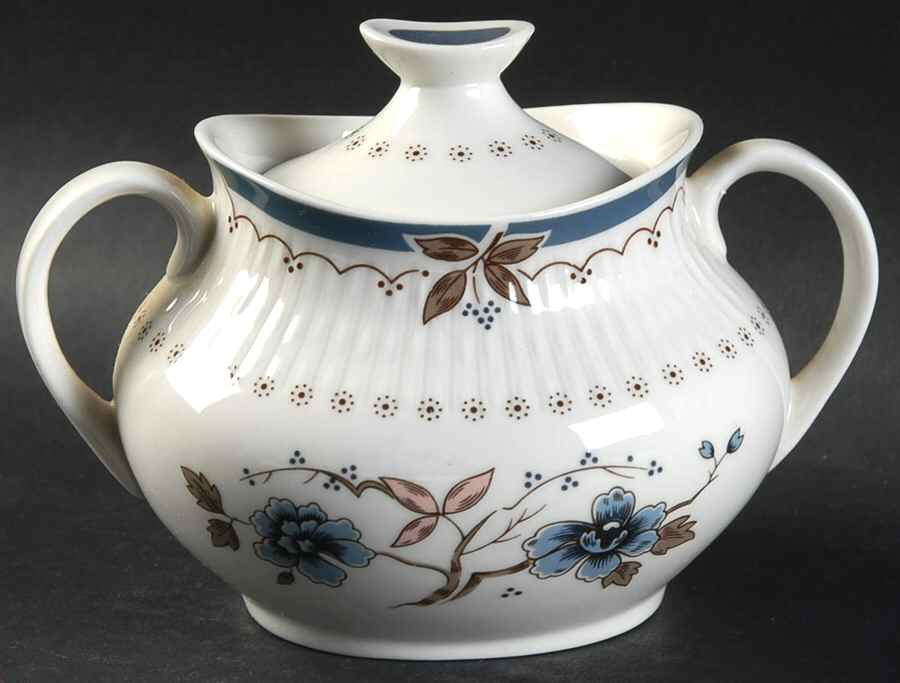 Old Colony Sugar Bowl & Lid by Royal Doulton-1