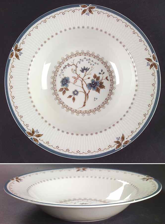 Old Colony Large Rim Soup Bowl by Royal Doulton-1