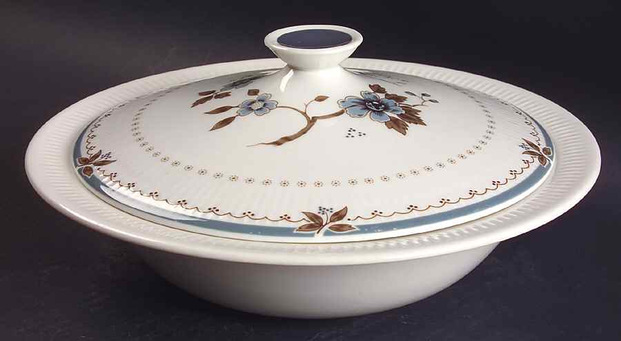 Old Colony Round Covered Vegetable (RV10 Base) by Royal Doulton-1