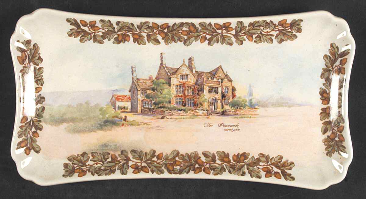 Old English Inns Large Sandwich Tray by Royal Doulton-1