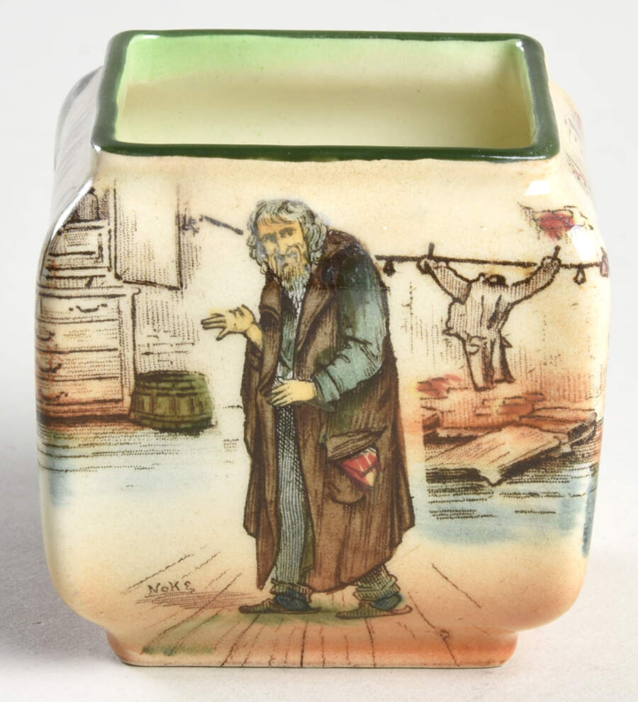 Old English Scenes 2" Vase by Royal Doulton-1