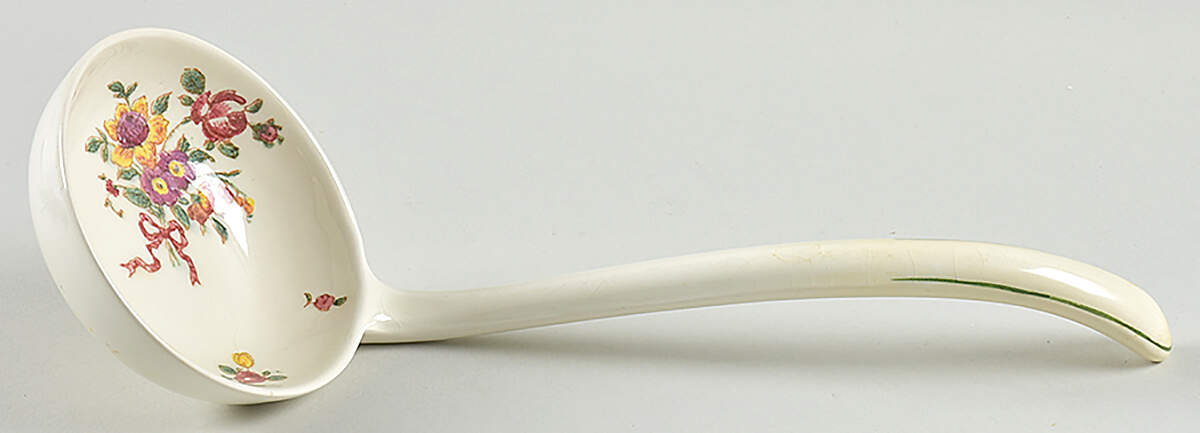 Old Leeds Spray Tureen Ladle by Royal Doulton-1