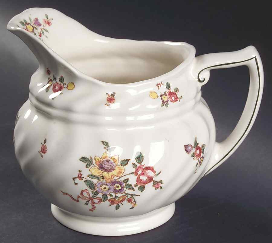 Old Leeds Spray 32 Oz Pitcher by Royal Doulton-1