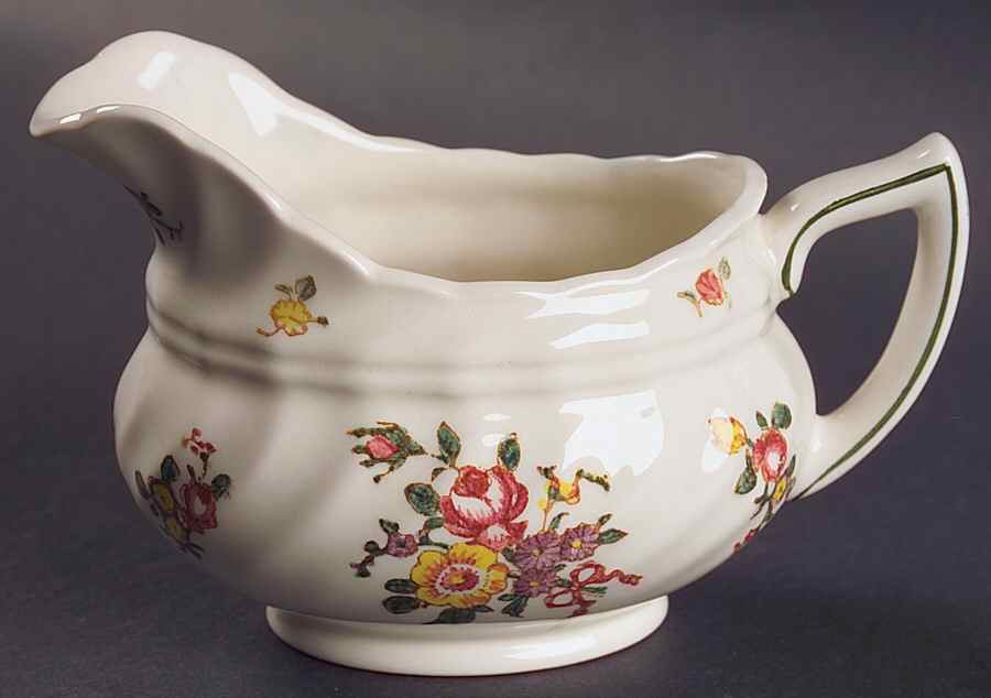 Old Leeds Spray Creamer by Royal Doulton-1