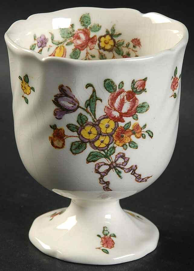 Old Leeds Spray Single Egg Cup by Royal Doulton-1