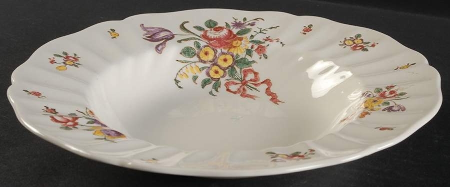 Old Leeds Spray Large Rim Soup Bowl by Royal Doulton-1