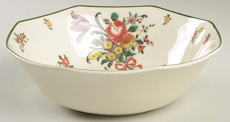 Old Leeds Spray 8" Round Vegetable Bowl by Royal Doulton-1