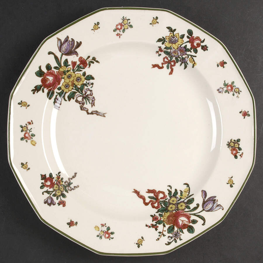 Old Leeds Spray 11" Chop Plate (Round Platter) by Royal Doulton-1