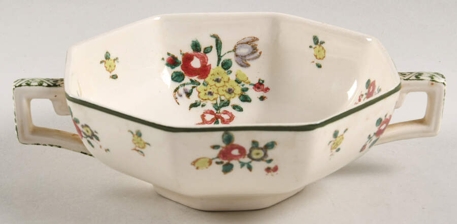 Old Leeds Spray Bouillon Soup Bowl by Royal Doulton-1