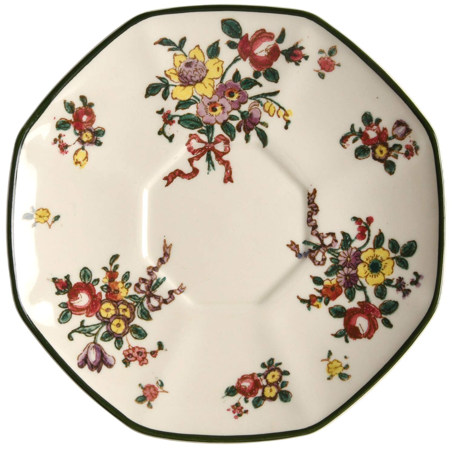 Old Leeds Spray Saucer for Cream Soup Bowl by Royal Doulton-1