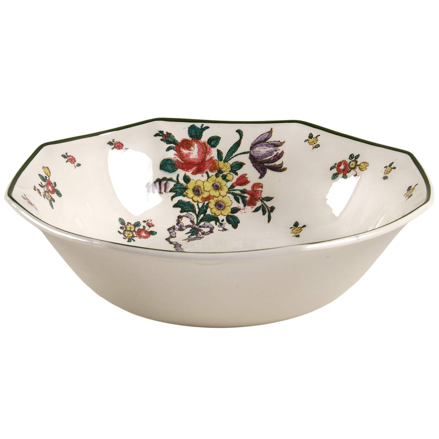 Old Leeds Spray 9" Round Vegetable Bowl by Royal Doulton-1