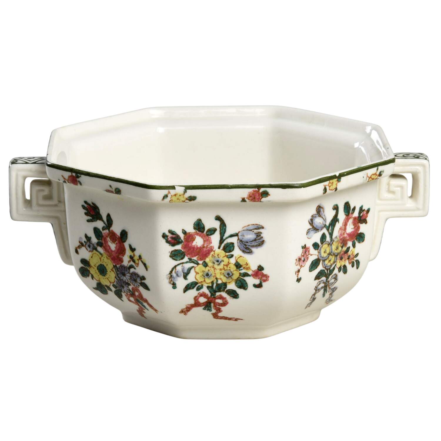 Old Leeds Spray Gravy Boat No Lid by Royal Doulton-1