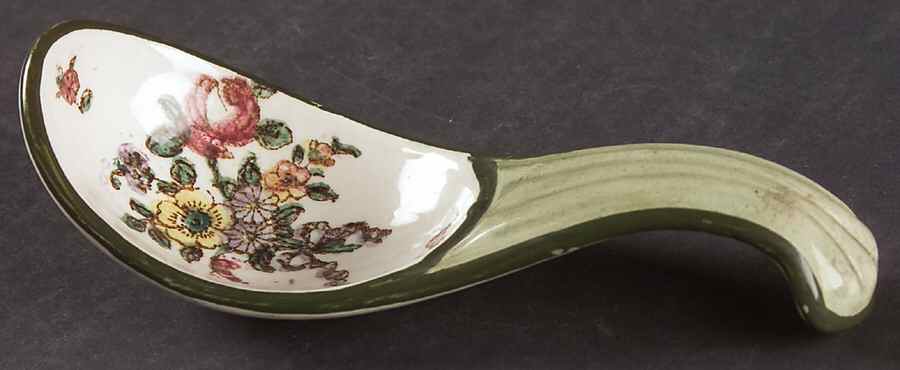 Old Leeds Spray Solid China Ladle by Royal Doulton-1