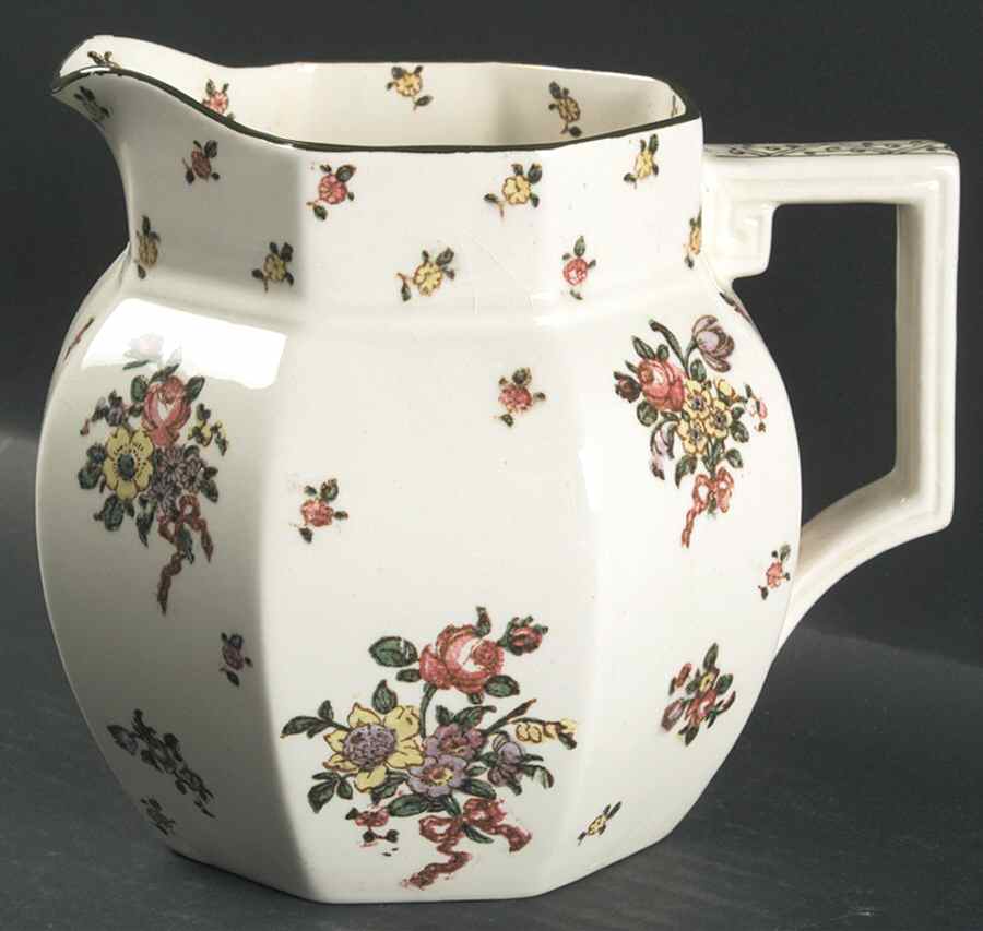 Old Leeds Spray 64 Oz Pitcher by Royal Doulton-1