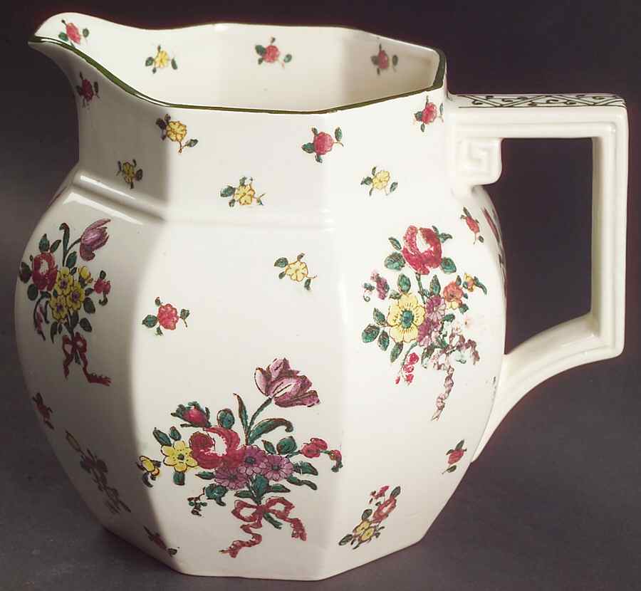 Old Leeds Spray 56 Oz Pitcher by Royal Doulton-1