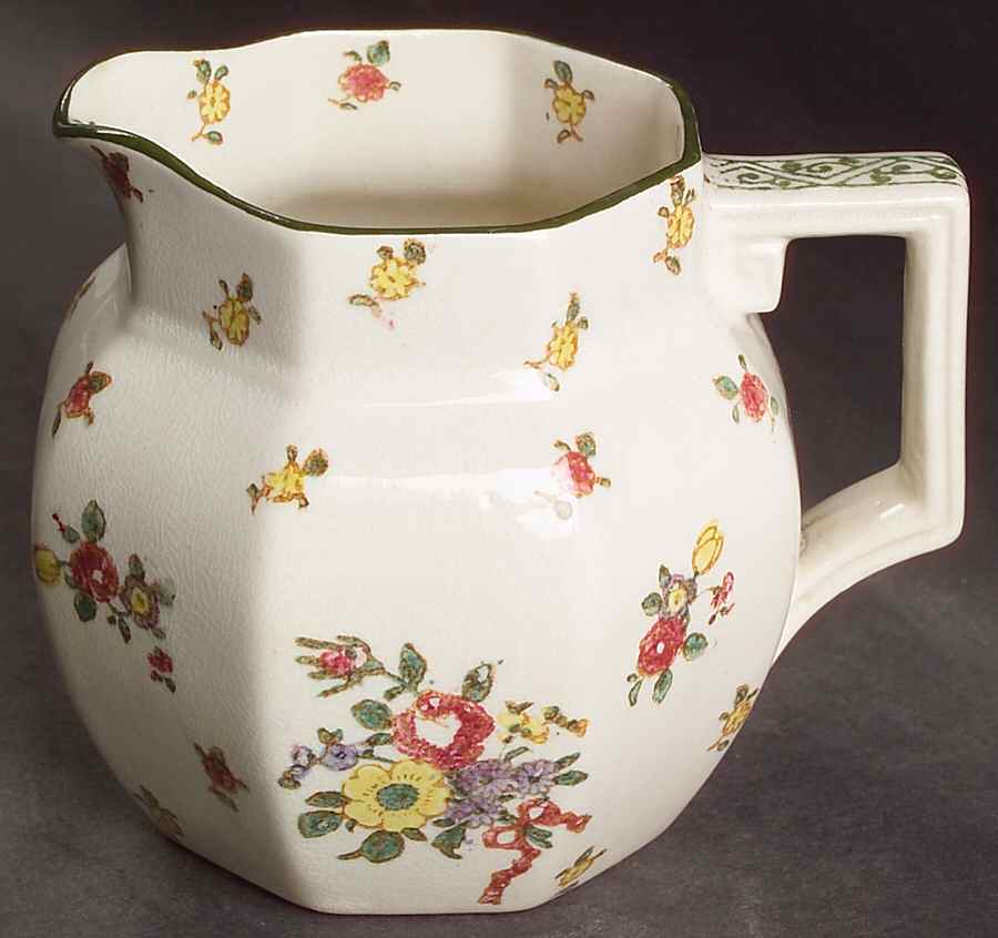 Old Leeds Spray 20 Oz Pitcher by Royal Doulton-1
