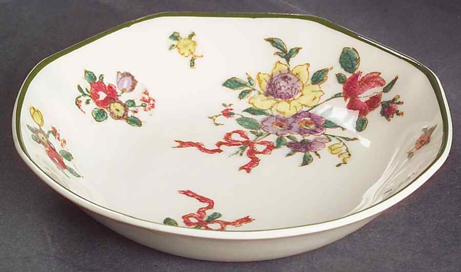 Old Leeds Spray Fruit/Dessert (Sauce) Bowl by Royal Doulton-1