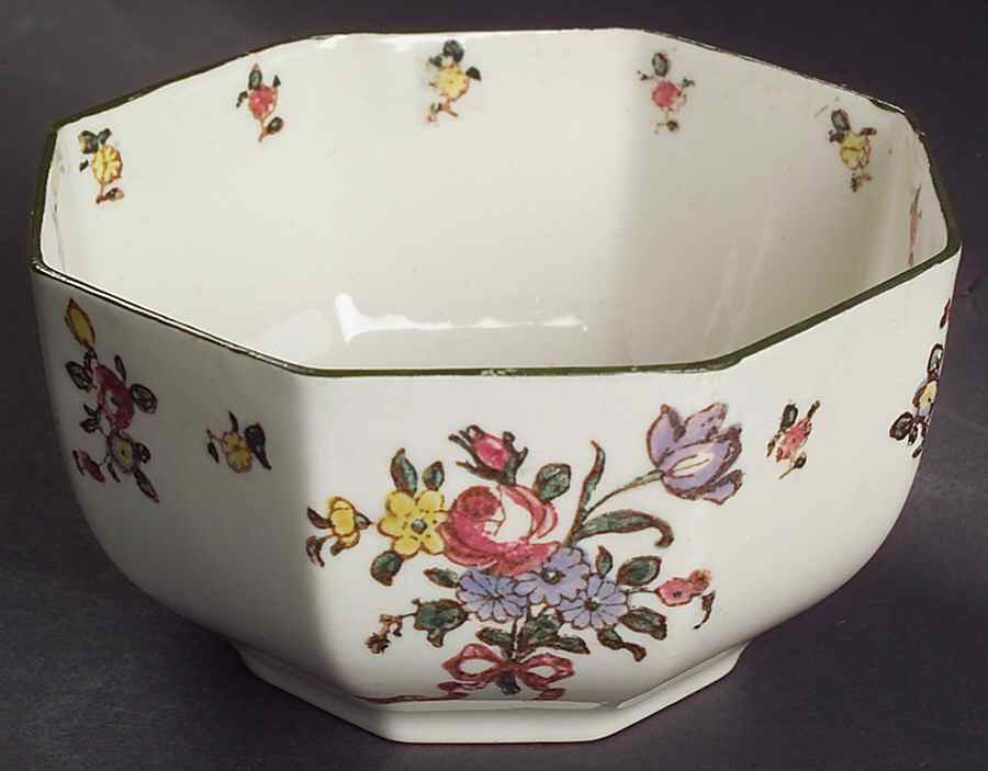 Old Leeds Spray Cranberry Bowl by Royal Doulton-1