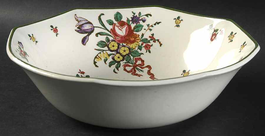 Old Leeds Spray 9" Round Vegetable Bowl by Royal Doulton-1