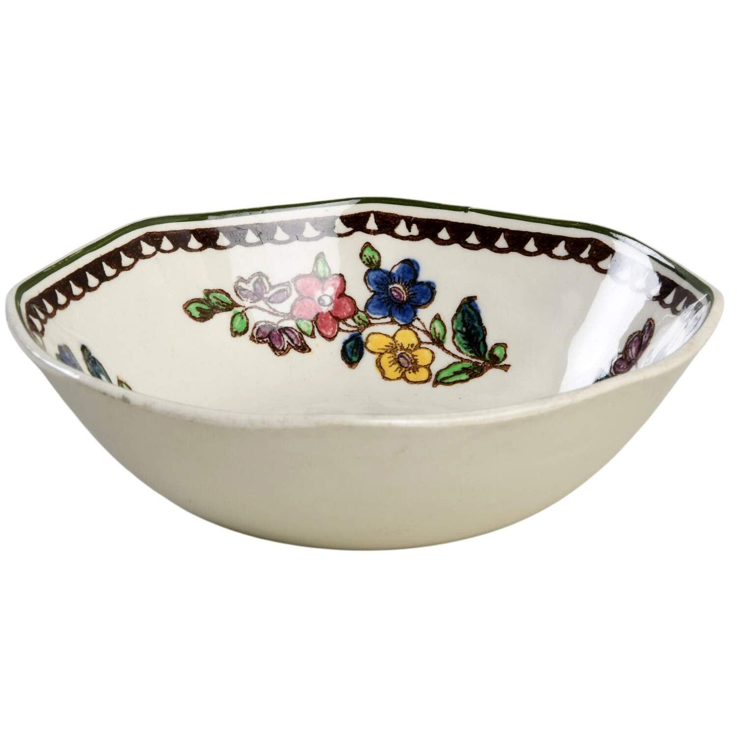 Old Leeds Spray Coupe Cereal Bowl by Royal Doulton-1