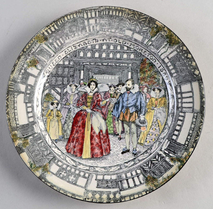 Old Moreton Hall Salad Plate by Royal Doulton-1