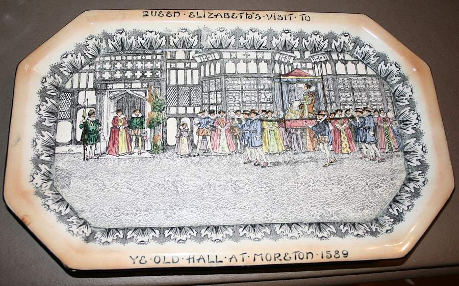 Old Moreton Hall 11" Octagonal Serving Platter by Royal Doulton-1