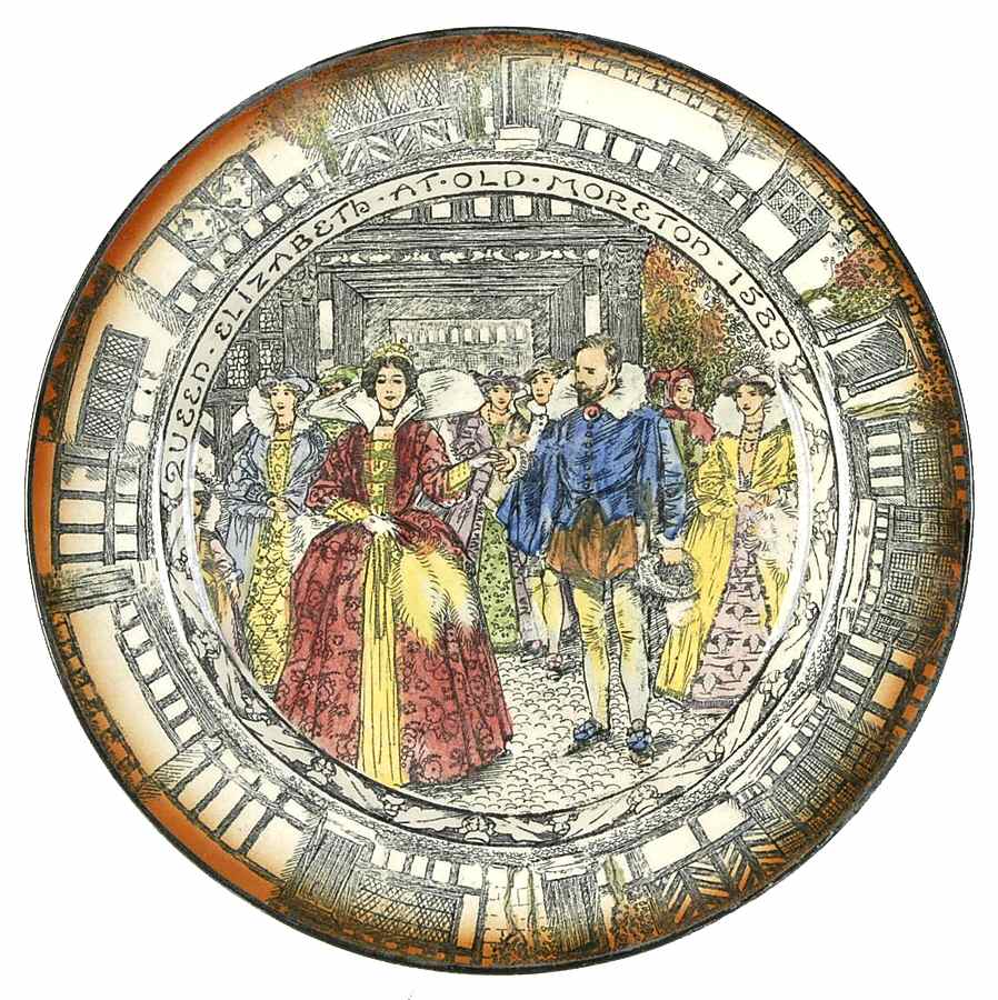 Old Moreton Hall Salad Plate by Royal Doulton-1