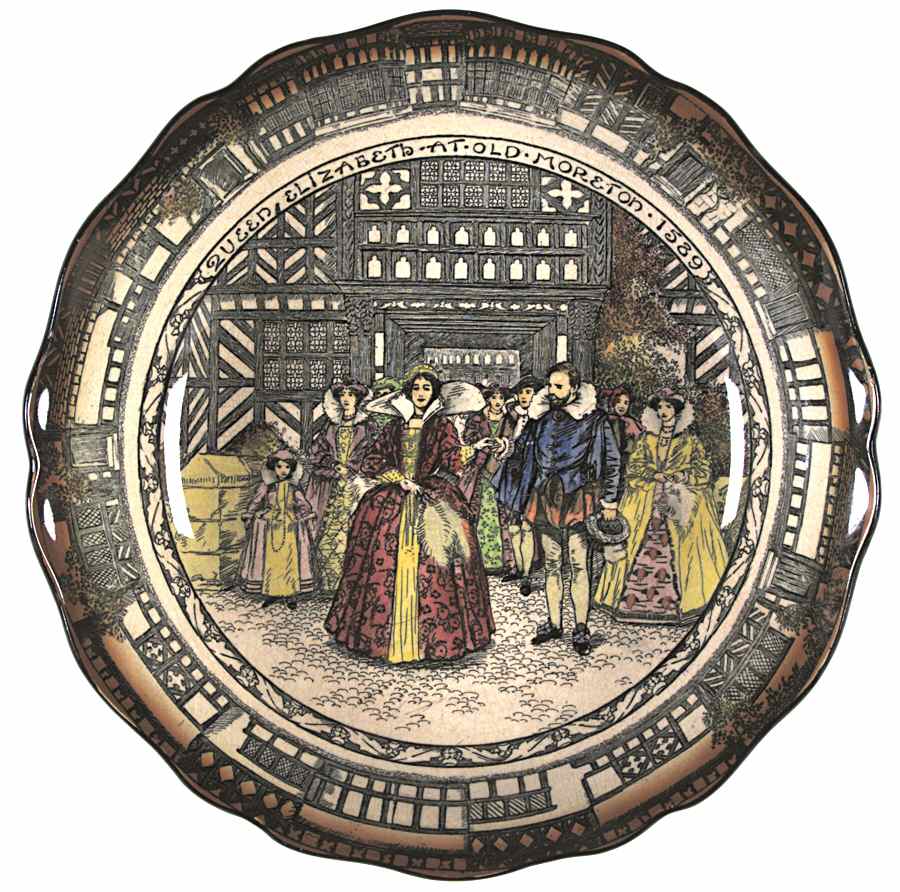 Old Moreton Hall Large Fruit Bowl by Royal Doulton-1