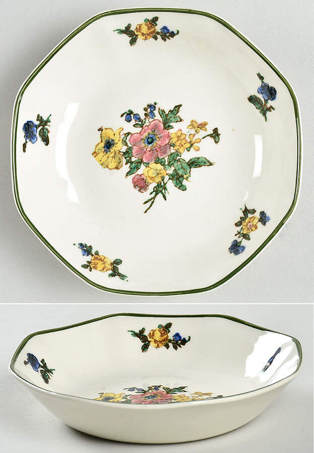Old Trentham Sprays Fruit/Dessert (Sauce) Bowl by Royal Doulton-1