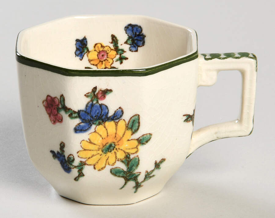 Old Trentham Sprays Demitasse Cup by Royal Doulton-1