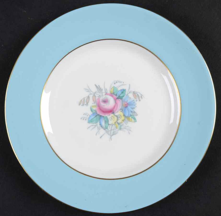 Old Westbury Blue Bread & Butter Plate by Royal Doulton-1