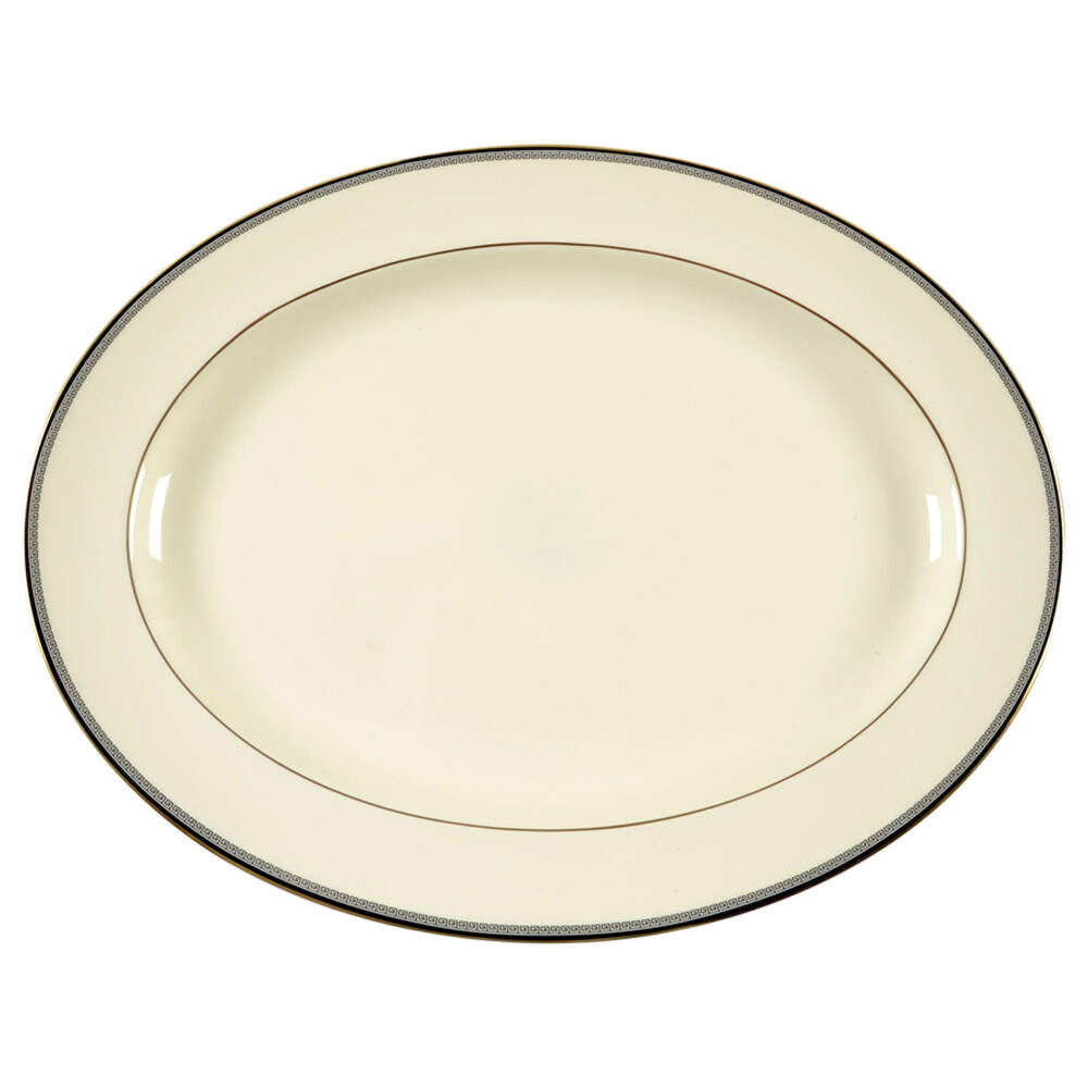 Olympia 16" Oval Serving Platter by Royal Doulton-1
