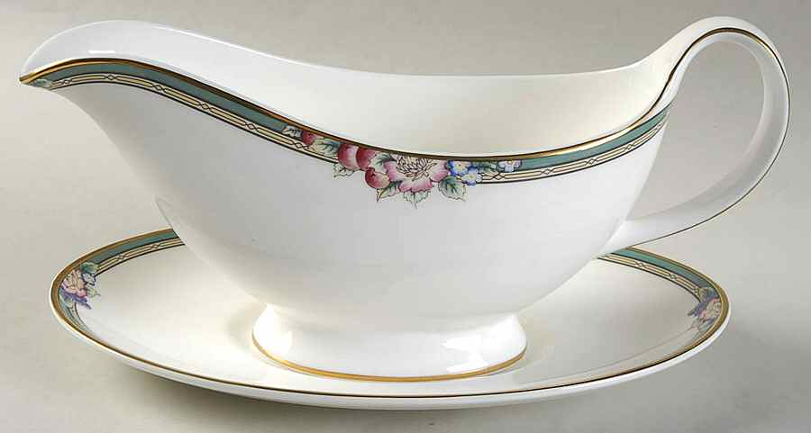 Orchard Hill Gravy Boat & Underplate by Royal Doulton-1