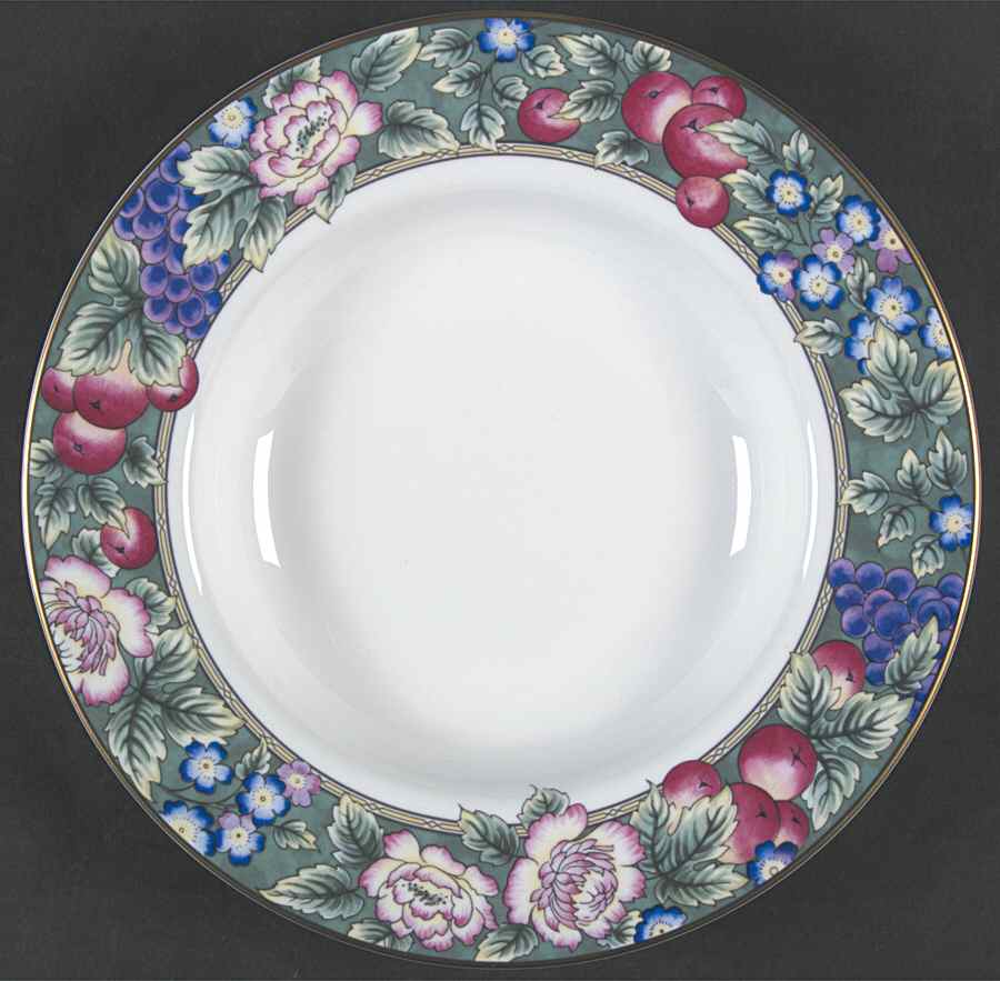 Orchard Hill Large Rim Accent Soup Bowl by Royal Doulton-1