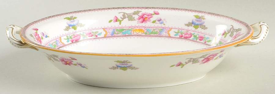 Orient 10" Oval Vegetable Bowl by Royal Doulton-1