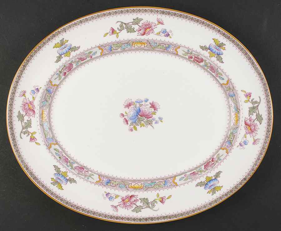 Orient 15" Oval Serving Platter by Royal Doulton-1
